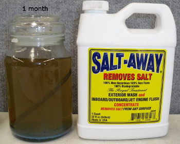 Salt-away test jar 30 days Salt-away test jar 30 days