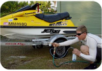 Jetski Maintenance Treating with SX50
